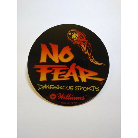 No Fear Dangerous Sports Pinball COASTER Original NOS Plastic 1995 - Picture 5 of 6